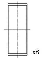  Вкладиші шатунні Skoda Fabia 1
