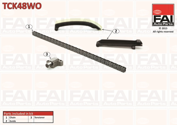 Комплект ланцюга ГРМ 70663SET Iwis