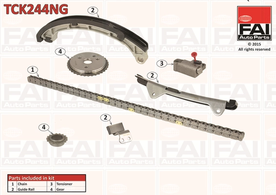 Ланцюг ГРМ, комплект Daihatsu 13506B1010S1 ціна, від 124.86 USD