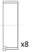 GL7142974STD Glyco Підшипник шатуна