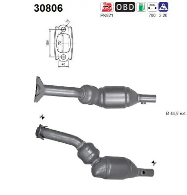 200108408R Renault (RVI) Каталітичний нейтралізатор відпрацьованих газів