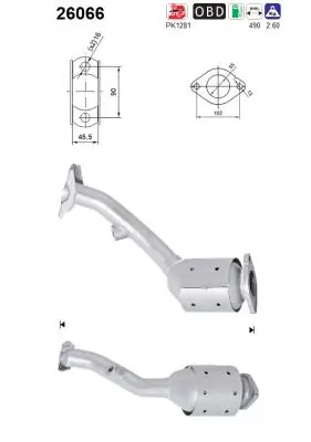Купити Каталізатор Mitsubishi ASX  GA