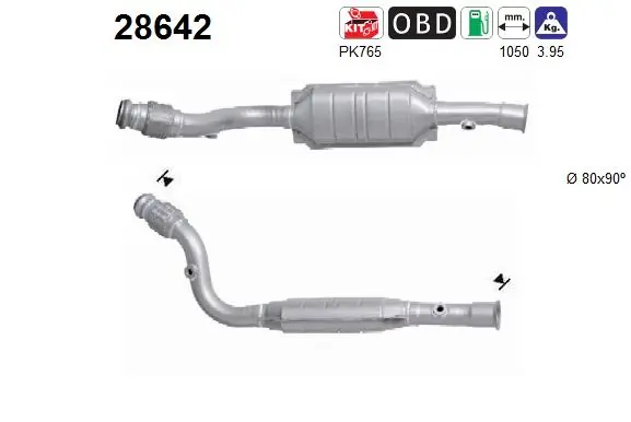 Купити 1484492080 Fiat/Alfa/Lancia Перетворювач відпрацьованих газів