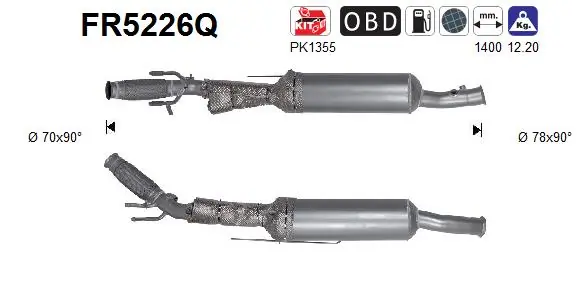 1609929480 Peugeot/Citroen Каталітичний нейтралізатор відпрацьованих газів
