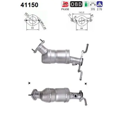Каталітичний нейтралізатор відпрацьованих газів на Alfa Romeo 156  932