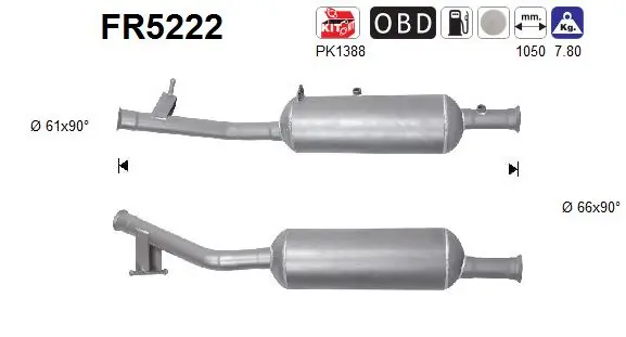 Купити SU001A4262 Toyota Сажевый фільтр