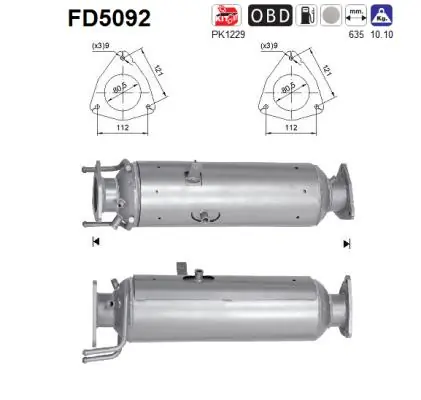 5801317169 Iveco Фільтр ДПФ