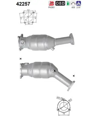 Каталізатор 276174 Maxgear