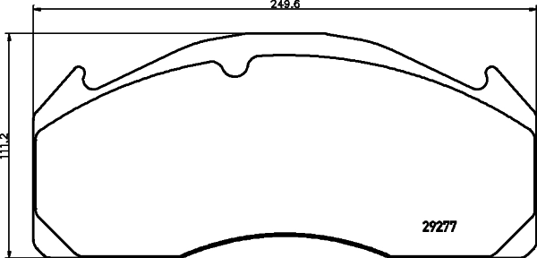 Гальмівні колодки Volvo 1078439 ціна, від 106.94 USD
