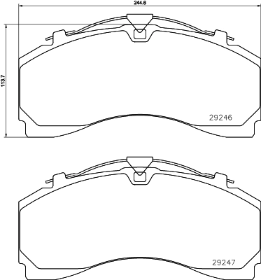 0064201420 Ford Передні гальмівні колодки