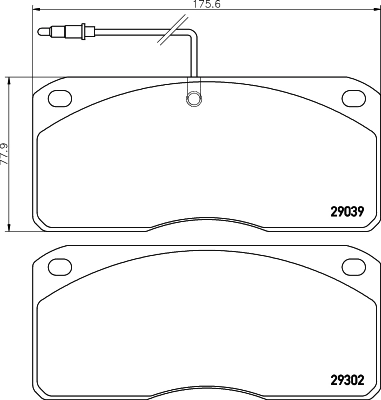 Гальмівні колодки WVA 29302 ціна, від 18.45 USD