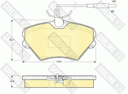 Купити 8671016709 Renault (RVI) Колодки гальмівні передні, дискові