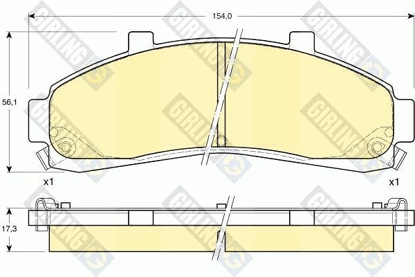 Гальмівні колодки Polcar S700248 ціна, від 19.65 USD
