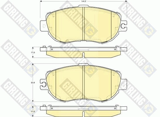 Купити 0446550030 Toyota Колодки гальмівні передні, дискові