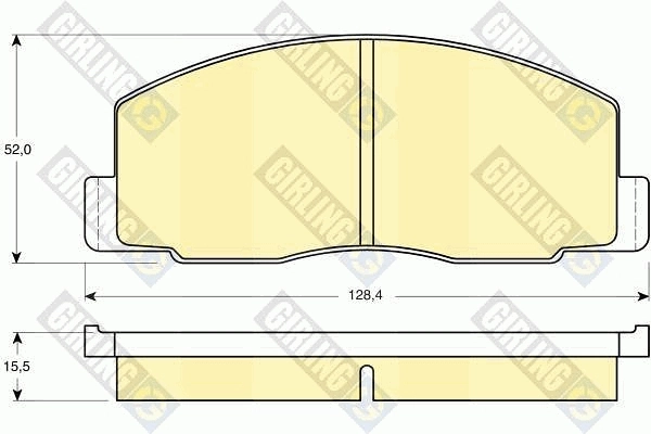 0449127090 Toyota Передні гальмівні колодки