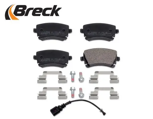 233260070210 Breck Колодки гальмівні задні, дискові