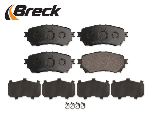 257250070100 Breck Передні гальмівні колодки