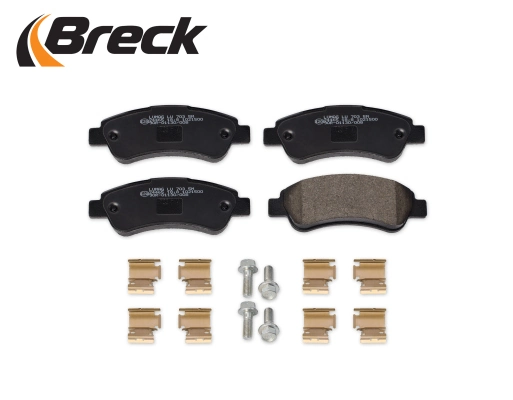 244650070300 Breck Колодки гальмівні задні, дискові