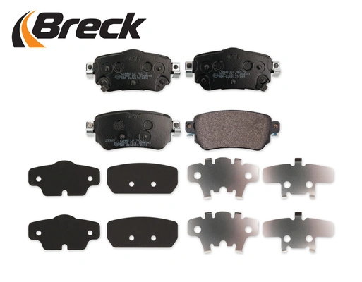 259650070200 Breck Колодки гальмівні задні, дискові