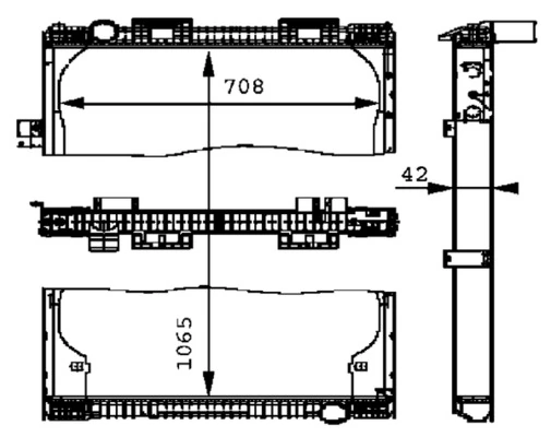 Радіатор основний MAN 81061016421 ціна, від 412.93 USD
