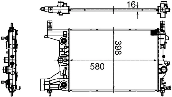 Радіатор CR2122000S Mahle Original