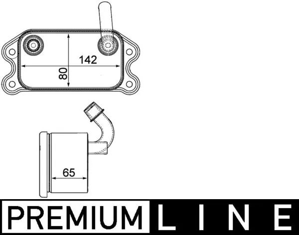 CLC101000P Mahle Original Радіатор масляний
