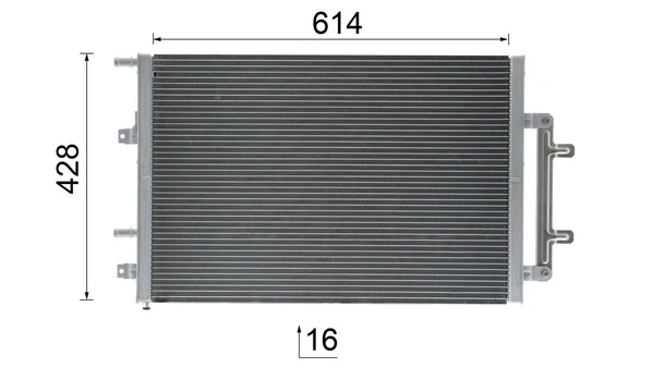 CR868000P Mahle Original Радіатор охолодження двигуна