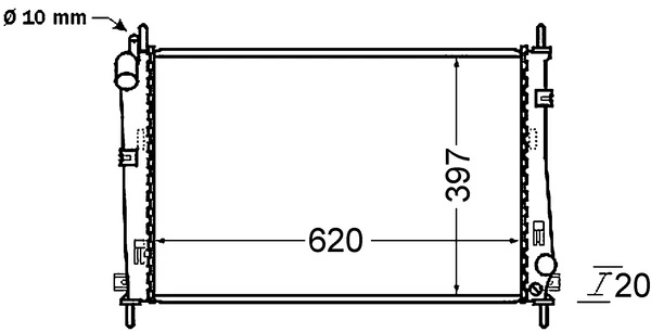 Радіатор CR1137000S Mahle Original