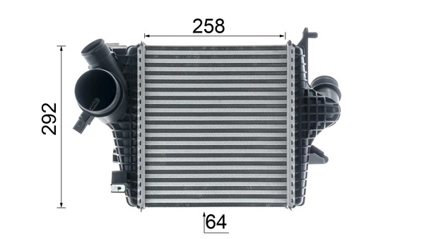 Купити CI637000P Mahle Original Радіатор интеркуллера
