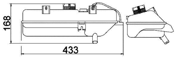 Бачок системи охолодження 5702ZB2 Polcar