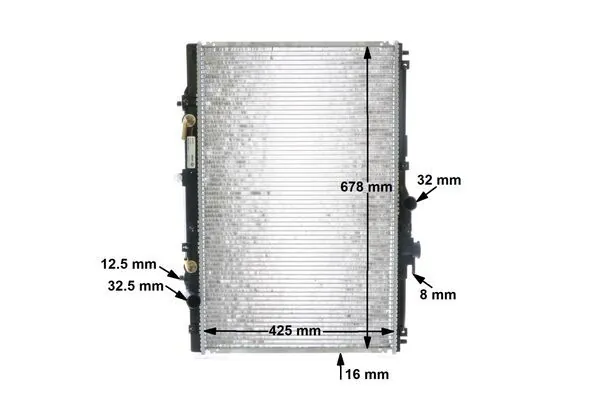 Радіатор основний Mahle Original CR547000S ціна, від 115.26 USD