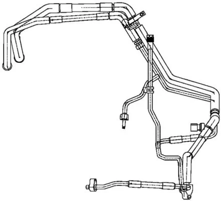 AP135000P Mahle Original Шланг кондиціонера, від радіатора до випарника