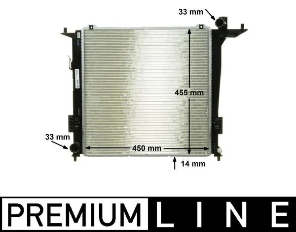 Купити 253102L800 HCC Радіатор двигуна