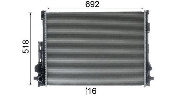 Радіатор охолодження Mahle Original CR2605000P