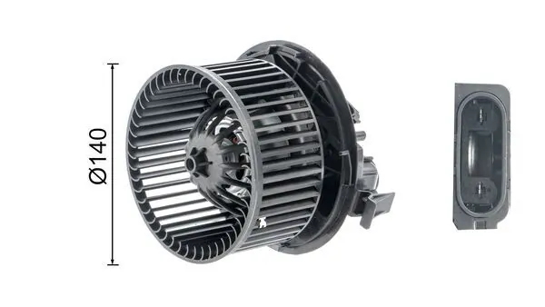 Вентилятора пічки AB228000S Mahle Original