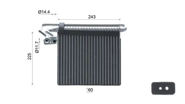 Охолоджувач повітря на Ford Focus III CB8