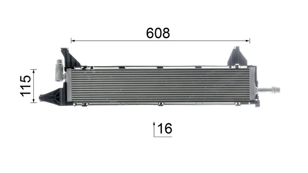 Радіатор охолодження Mahle Original CR2636000P