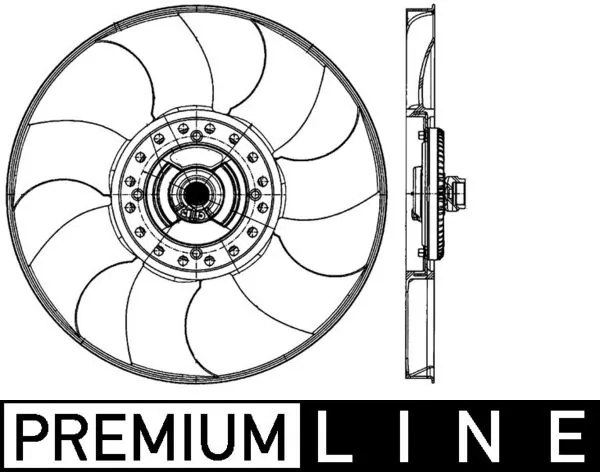CFF489000P Mahle Original Гідромуфта приводу вентилятора
