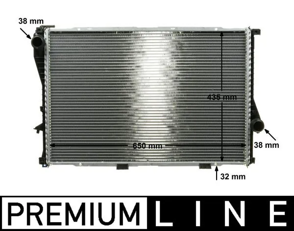 CR295000P Mahle Original Радіатор охолодження двигуна