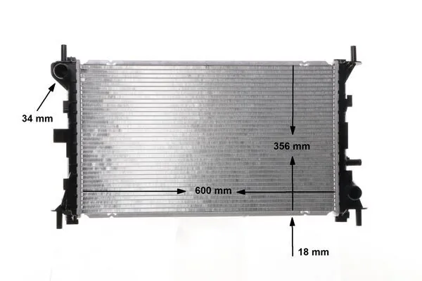 CR627000S Mahle Original Радіатор охолодження двигуна