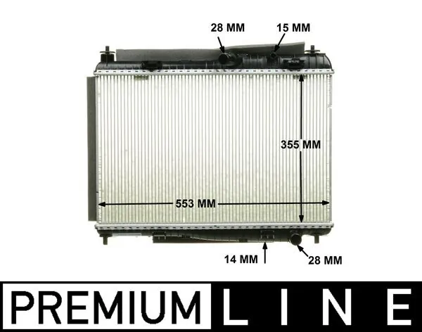 CR1135000P Mahle Original Радіатор охолодження двигуна