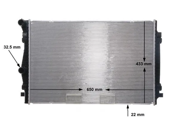 CR2055000S Mahle Original Радіатор охолодження двигуна