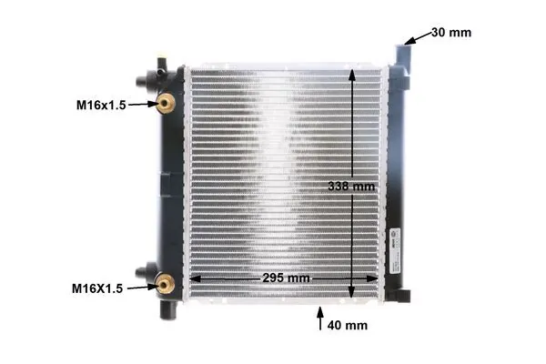 CR255000S Mahle Original Радіатор охолодження двигуна