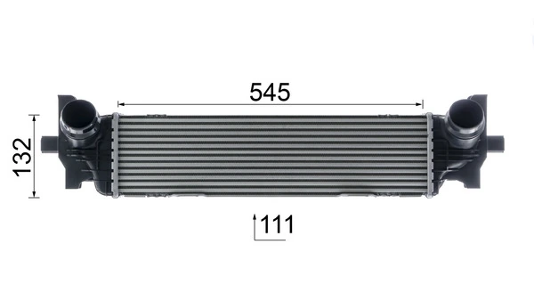 Радіатор інтеркулера Mahle Original CI626000P