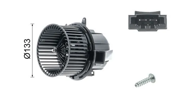 Вентилятора пічки AB123000P Mahle Original