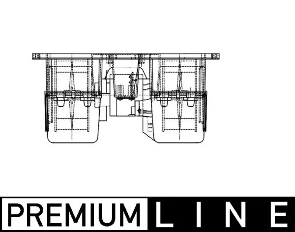 AB31000P Mahle Original Електромотор пічки