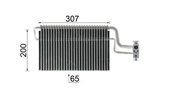 AE146000P Mahle Original Охолоджувач повітря