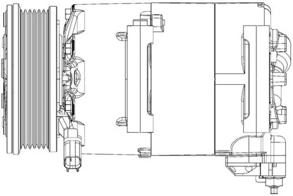 Компресор кондиціонера ACP310000P Mahle Original
