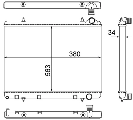 Радіатор CR2033000S Mahle Original
