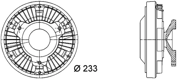 В'язкова муфта вентилятора Mercedes A0002008322 ціна, від 381.07 USD